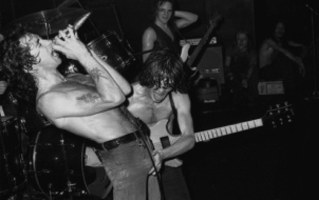 AC/DC at the Marquee, London 1976, Photograph Courtesy: Bob Hope